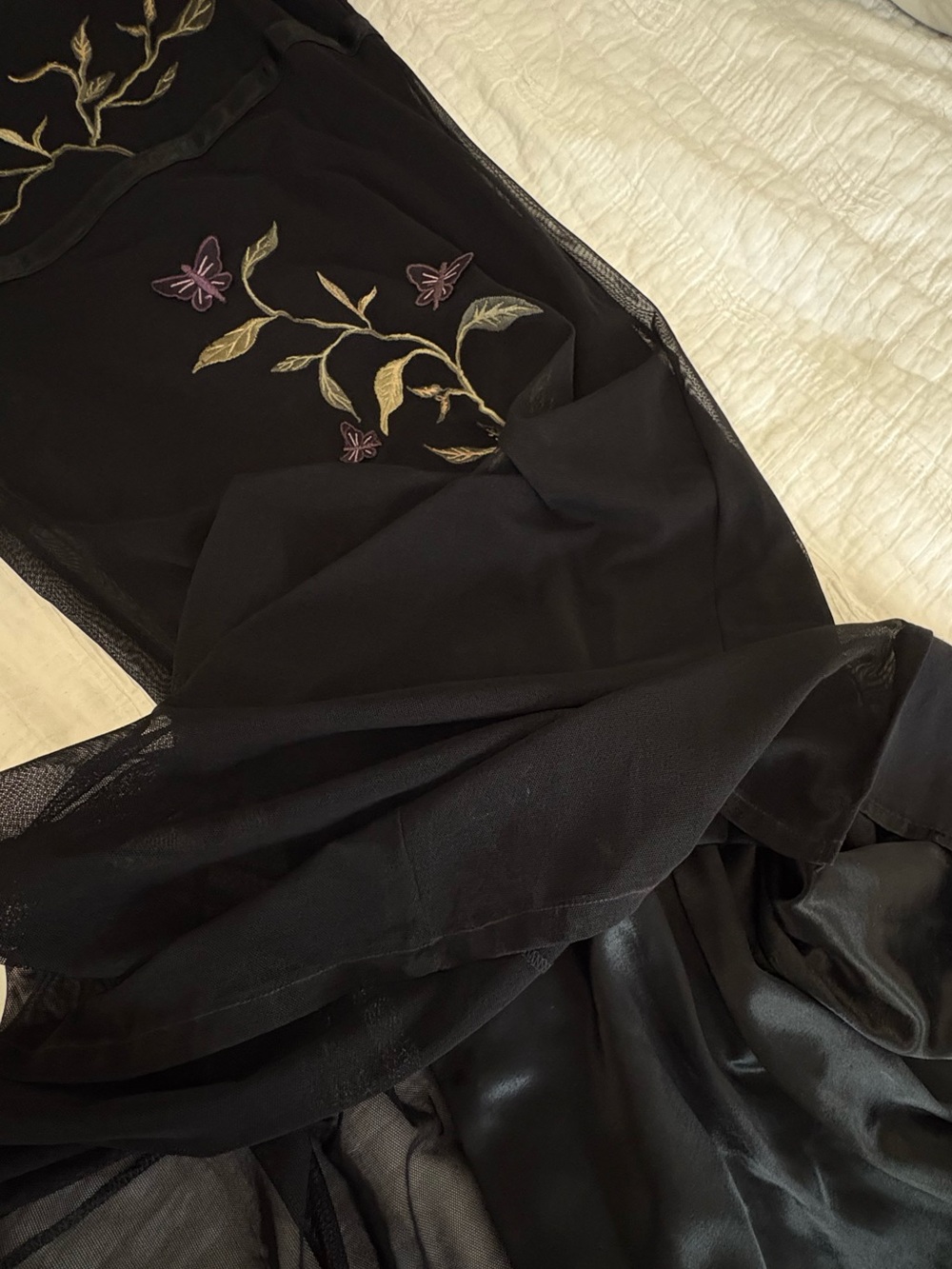 Black Slip Dress vintage - Picture 9 of 11